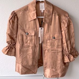 New cinq a sept Holly jacket xs with tags cinnamon